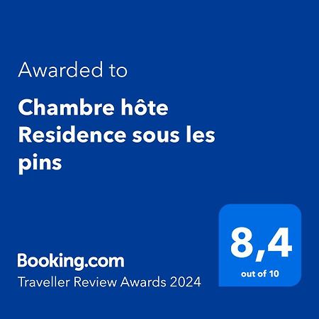 Chambre Hote Chez L'Habitant Residence Sous Les Pins Κασί Εξωτερικό φωτογραφία